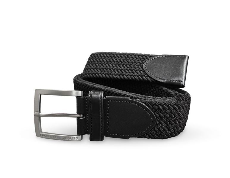 Vue principale, Accessoires, e.s. Ceinture hommes Stretch, noir