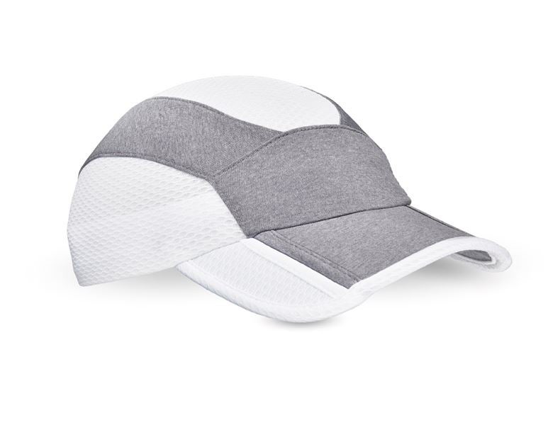 Vue principale, Casquettes, e.s. Casquette fonctionnelle Comfort fit, blanc/platine-mélange