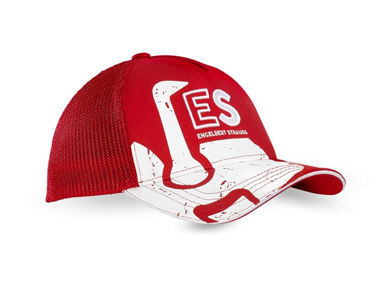 Vue principale, Casquettes, Casquette e.s.motion, rouge vif