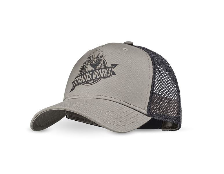 Vue principale, Casquettes, Casquette e.s.iconic works, gris dauphin