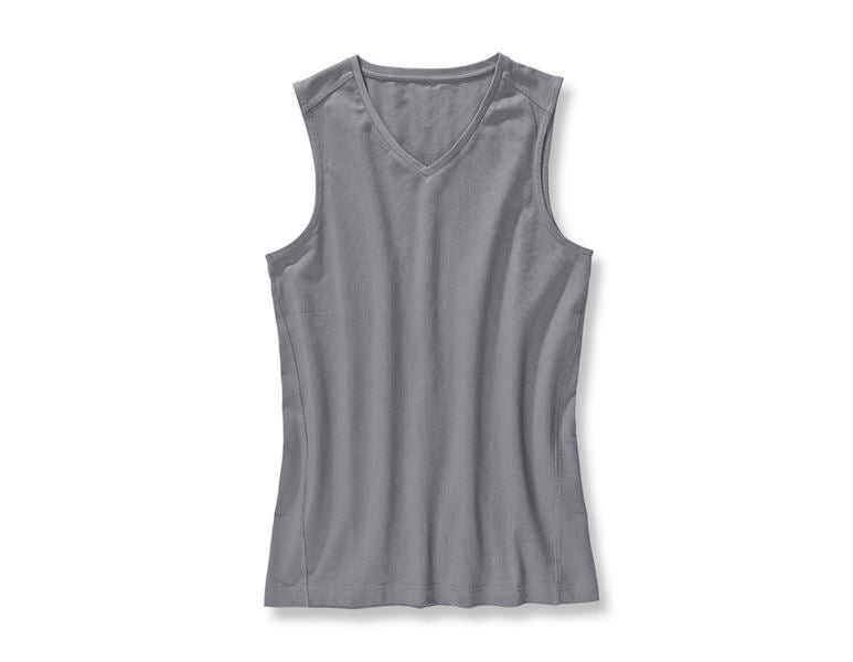 Vue principale, Sous-vêtements, e.s. Chemise Athletik en coton élastique, ciment