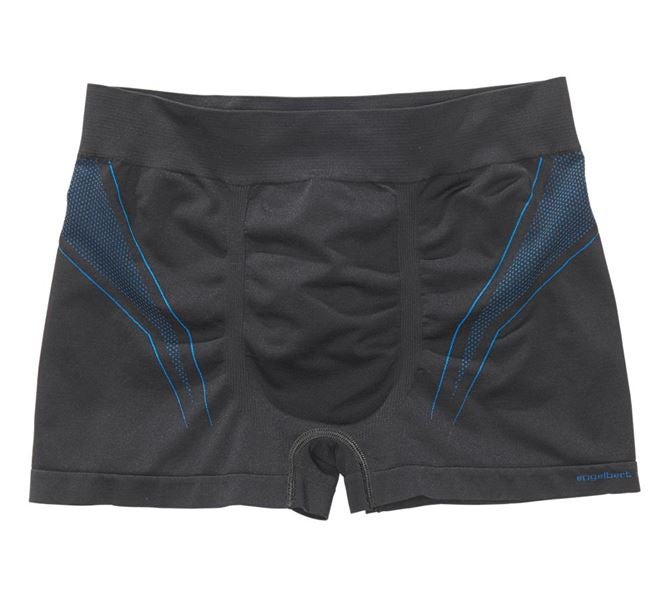 Hauptansicht, Pants | Boxershorts, e.s. Funktions-Pant seamless - warm, schwarz/enzianblau