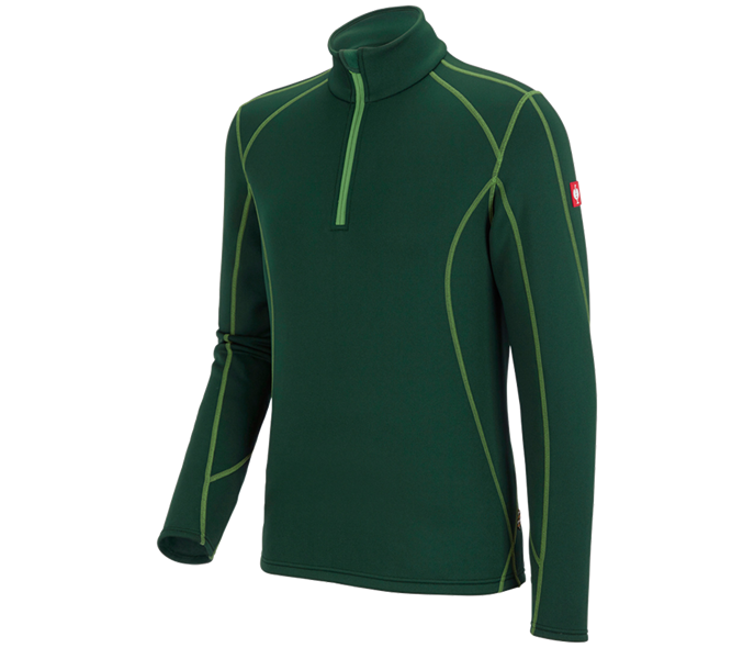 Vue principale, Horti-/ Sylvi-/ Agriculture, Pull de fonct. thermo stretch e.s.motion 2020, vert/vert d'eau