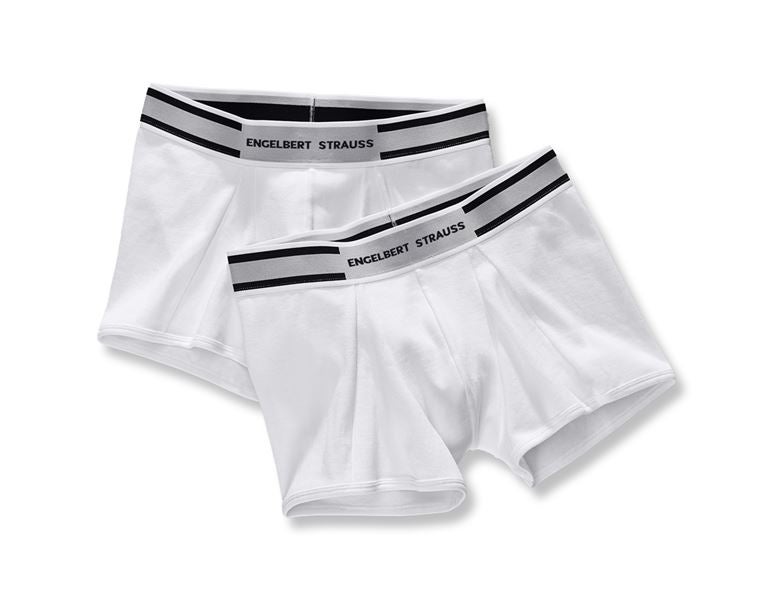 Hoofdaanzicht, Ondergoed | Thermokleding, e.s. Cotton rib broek, per 2 stuks verpakt, wit+wit