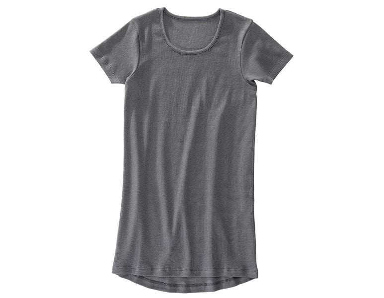 Hauptansicht, Bekleidung, e.s. cotton rib T-Shirt, titan