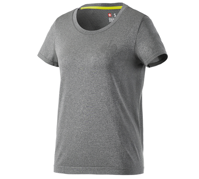 Hauptansicht, e.s.trail, T-Shirt seamless e.s.trail, Damen, basaltgrau melange