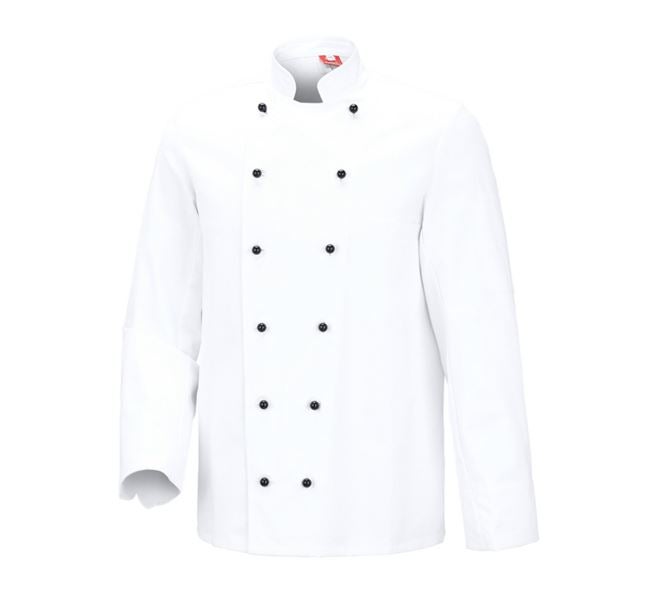 Vue principale, Vêtements, Veste de cuisinier De Luxe, blanc