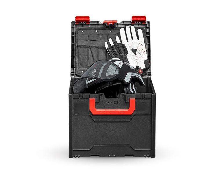 Hauptansicht, SALE, SET: Forsthelm Protos + STRAUSSbox 340 midi, schwarz/grau