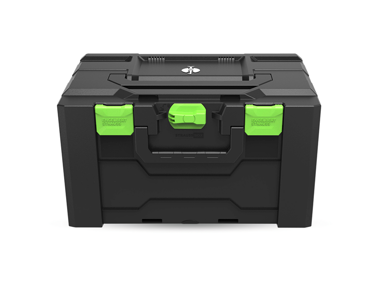 Hoofdaanzicht, Gereedschap, STRAUSSbox 280 large Color, zeegroen