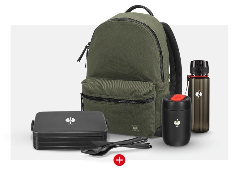 Vue principale, Sets de Noël, Backpack e.s.motion ten set cadeau, vert camouflage