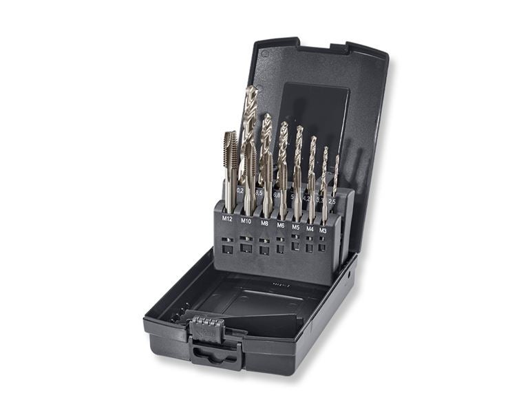 Vue principale, Outils filetés | Outils de coupe, e.s. Jeu de tarauds machine HSS-Co classic