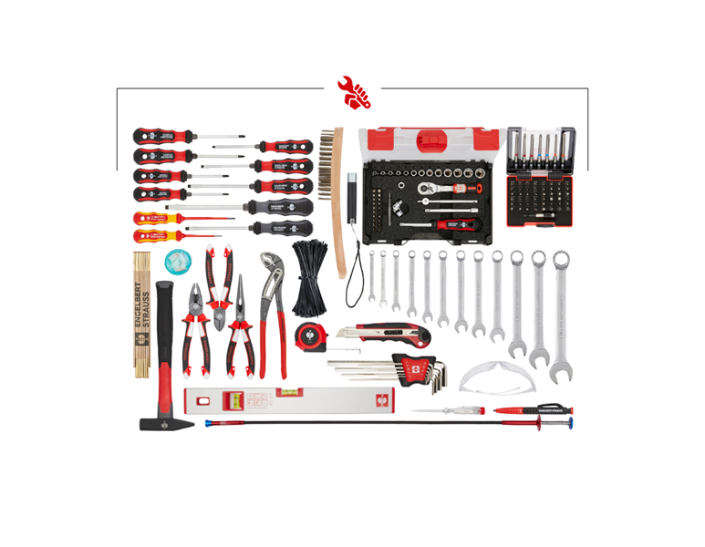 Vue principale, Outils, Kit d'outils Allround professionnel