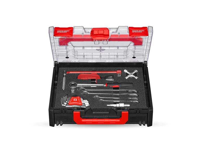 Vue principale, STRAUSSbox, Jeu d'outils STRAUSSbox 118 sanitaire