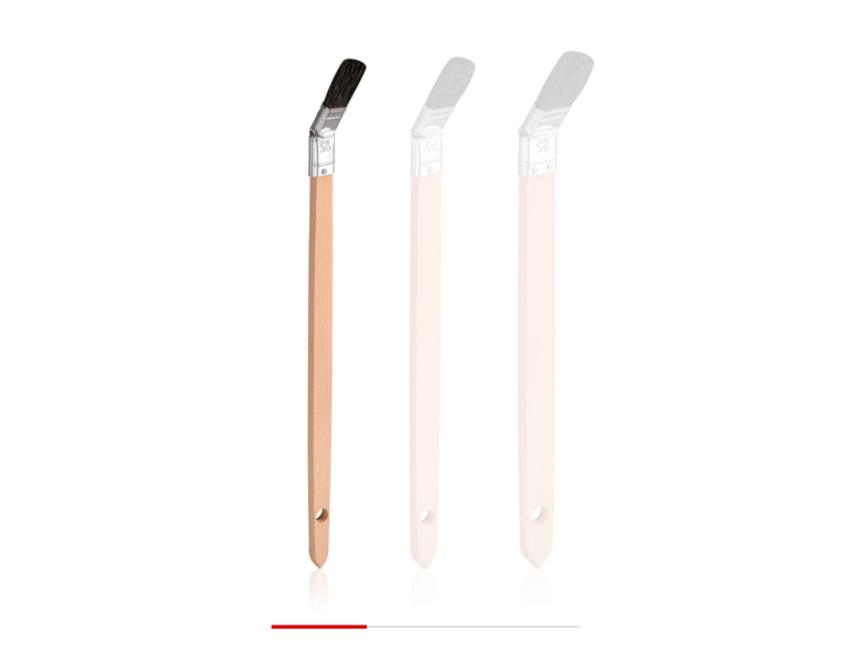 Vue principale, Outils à main, Pinceau plat coudé classic