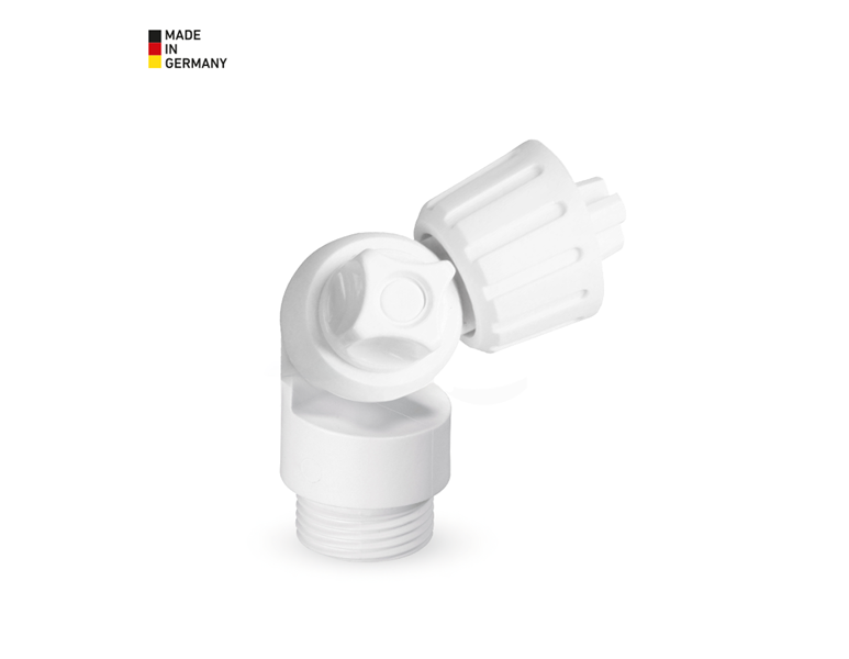 Vue principale, Manches, Raccord articulé Vario