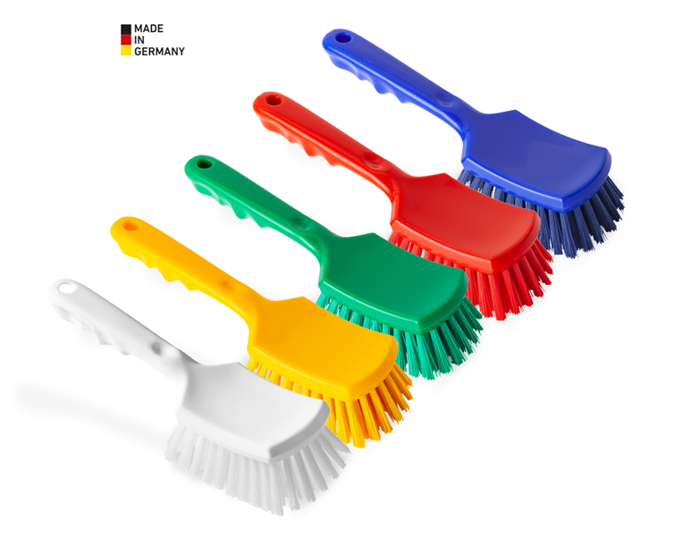 Vue principale, Brosses, Brosses à manche, bleu