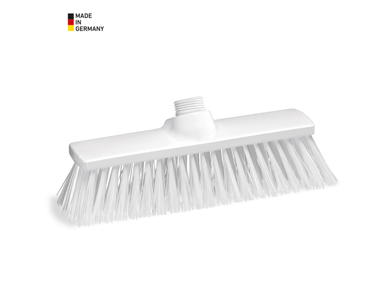 Hoofdaanzicht, Bezems, Straatbezem 300x70 mm, wit