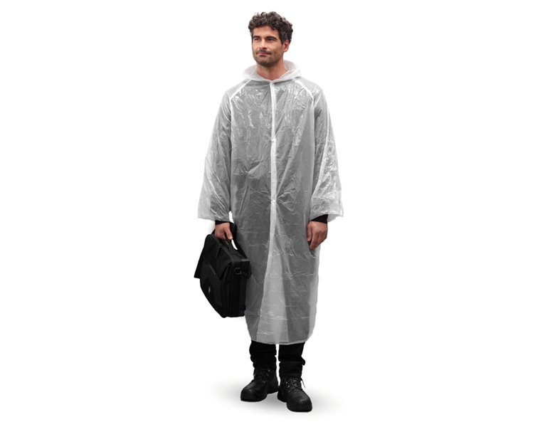 Hoofdaanzicht, Wegwerpkleding, Bezoekersjas