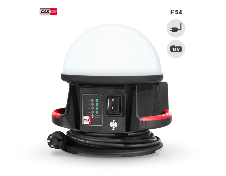 Hauptansicht, Strahler, 18,0 V Akku-Ball Light Hybrid
