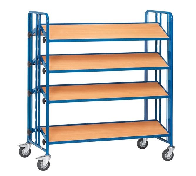 Hauptansicht, Transportgeräte, Montagewagen, zweiseitig mit 4 zweiteiligen Etagen