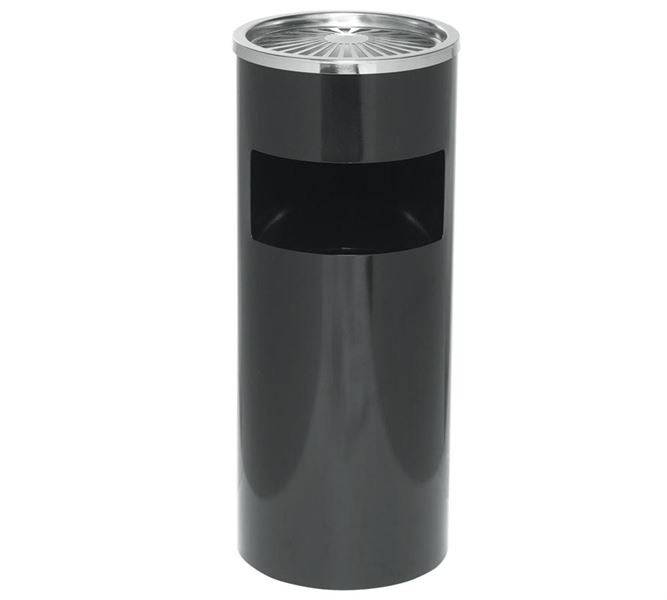 Vue principale, Sacs poubelles | Elimination des déchets, Cendrier sur pied avec collecteur de déchets,61x25, noir