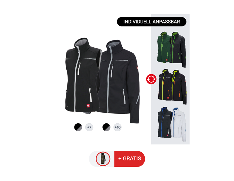 DAMEN-SET: Softshelljacke + Weste e.s.motion 2020