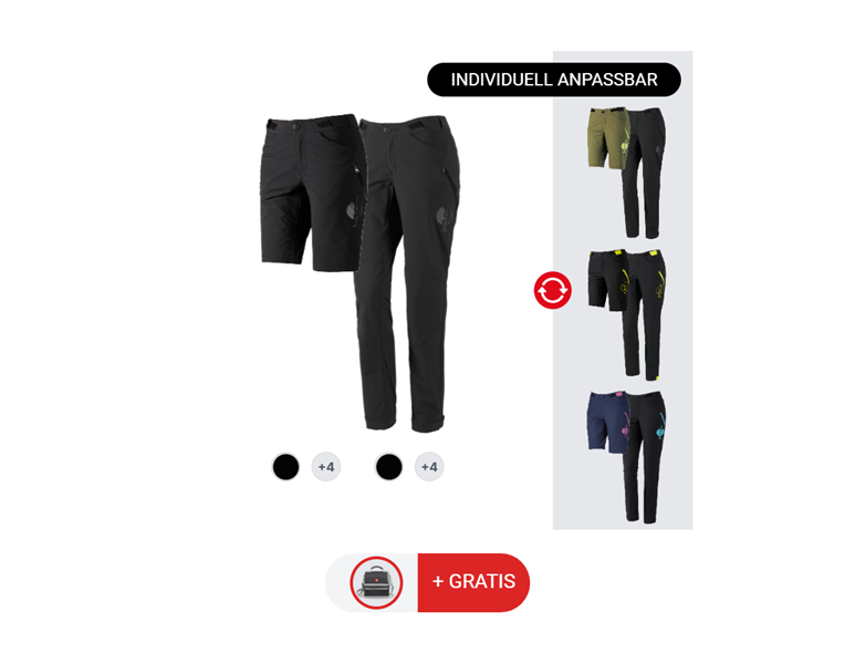 DAMEN-SET: Funktionshose + Short e.s.trail