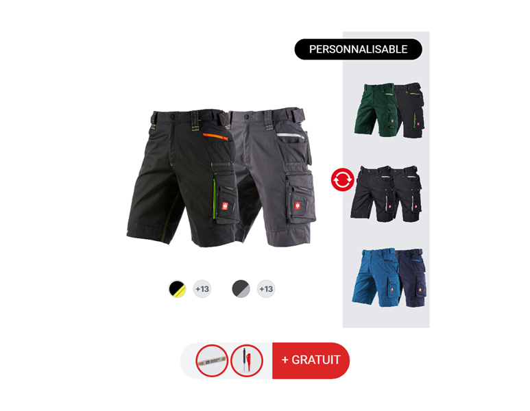 KIT POUR HOMMES : 2x Short e.s.motion 2020