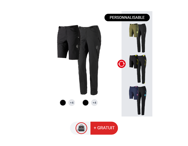KIT POUR FEMMES :Pantalon de func.+Short e.s.trail
