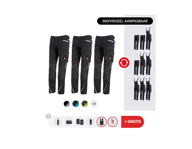 DAMESSET: 3x broeken e.s.motion 2020 + 2x extra's