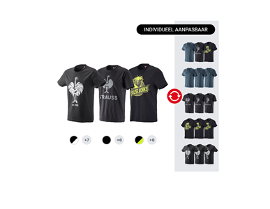 HERENSET: 3x e.s. T-shirt