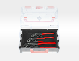 Ansicht, STRAUSSbox 125 small inkl. Trennstege, transparent