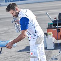 Ansicht 3, Funktions­ Weste thermo stretch e.s.​motion 2020, weiß/enzianblau