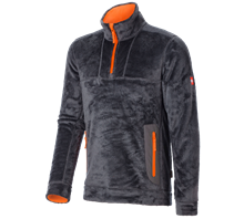 Hoofdaanzicht, Schipperstrui Highloft e.s.​motion 2020, antraciet/signaaloranje