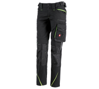 Vue principale, Pantalon pour femmes e.s.​motion 2020, noir/vert d'eau