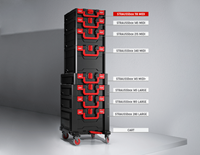 Vue, STRAUSSbox 165 large, noir/rouge
