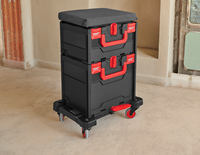 Ansicht, STRAUSSbox 118 midi, schwarz/klar