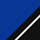 Icône de couleur bleu royal/noir/blanc