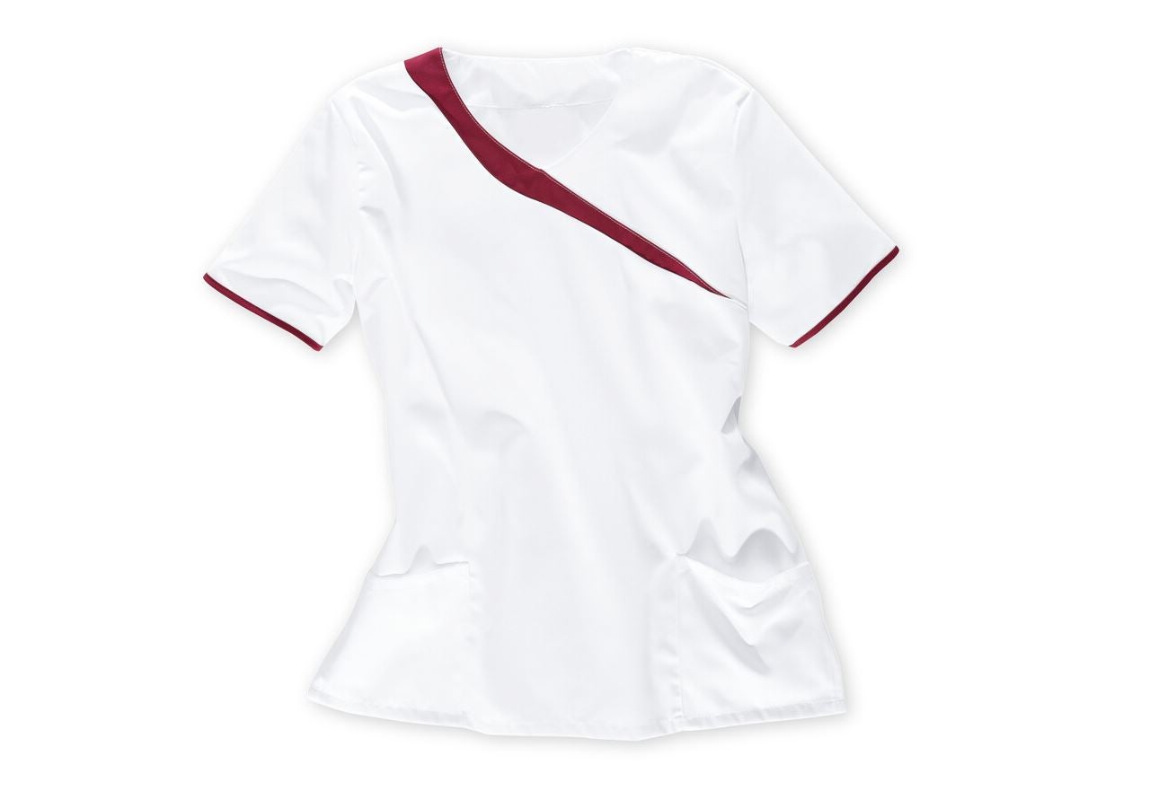 Bovenkleding: Hes zonder sluiting Maren + wit/bordeaux