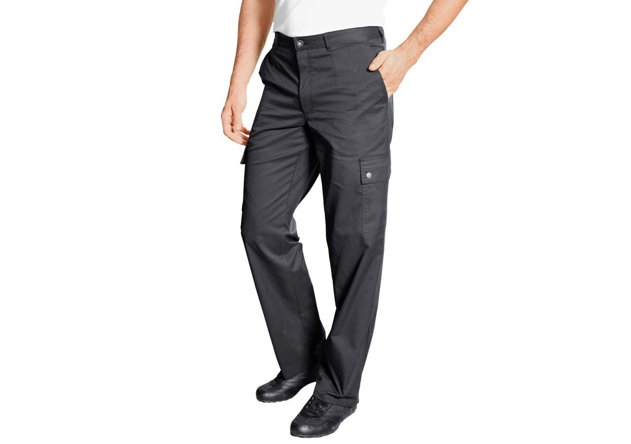 Pantalons de travail: Pantalon de cuisinier Dijon II + noir