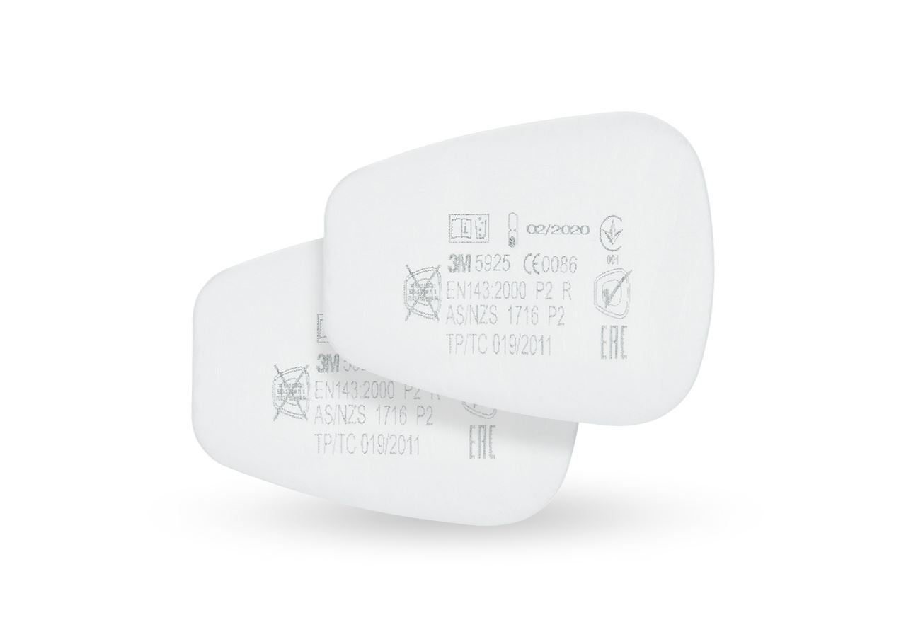 Cartouche de filtre: 3M Préfiltre à poussière fine 5925 P2, 10 paires