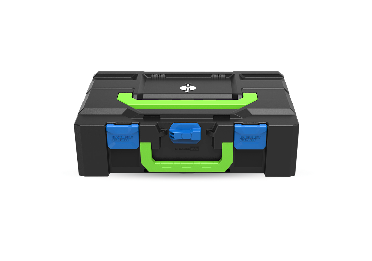 Système STRAUSSbox: STRAUSSbox 145 large Color + bleu gentiane