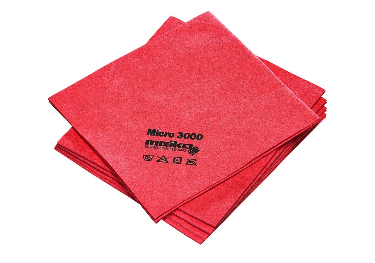 Doeken: Microvezeldoekjes MICRO 3000 + rood