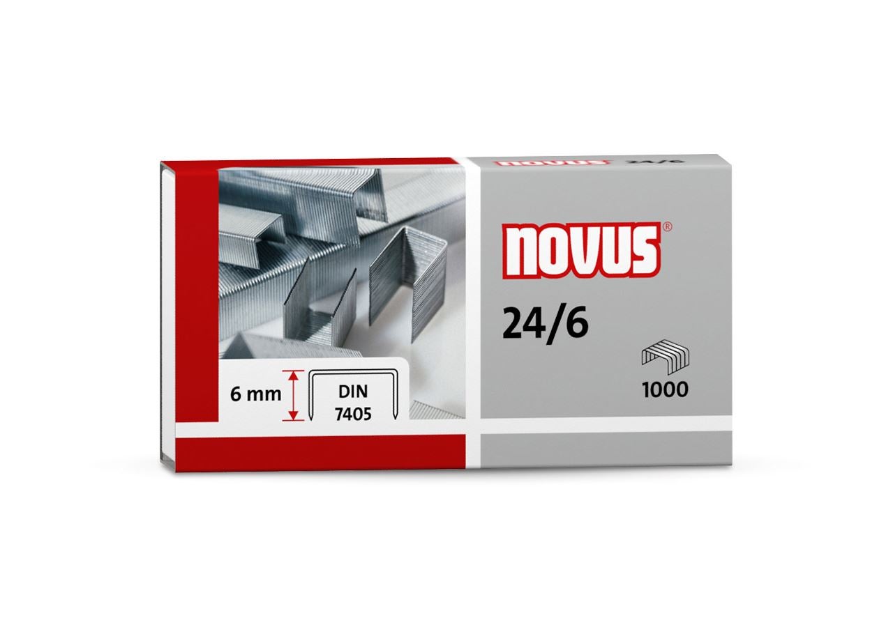 Schreibtischzubehör: Novus Heftklammern 