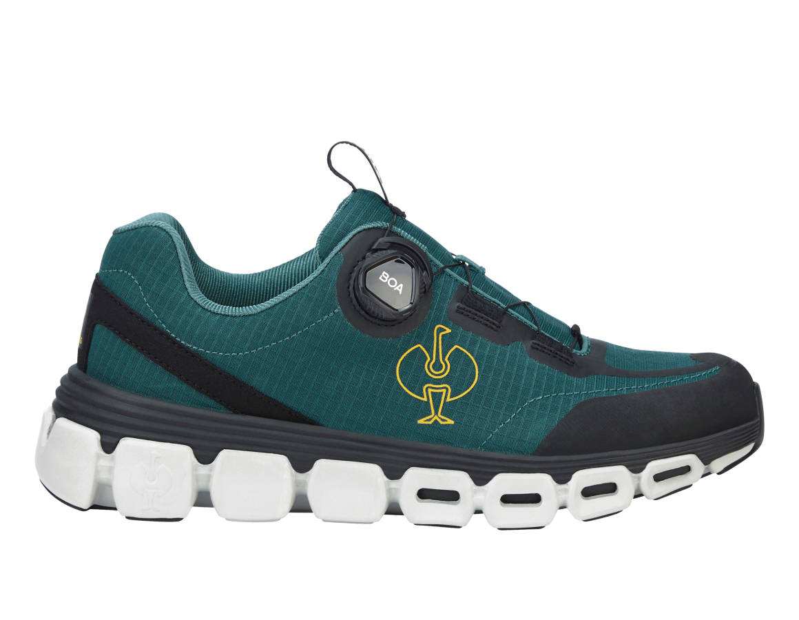 Beroepsschoenen: O1 Werkschoenen e.s. Rexburg low + smaragdgroen