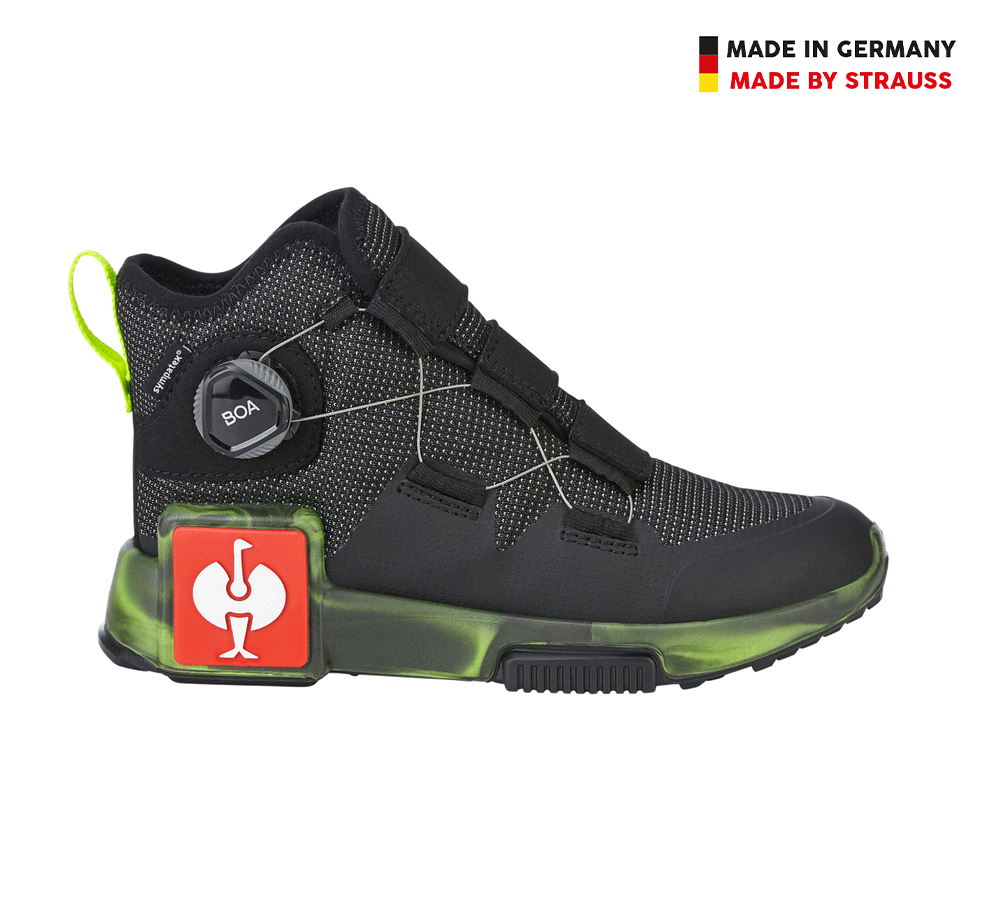 Kinderschuhe: Allroundschuhe e.s. Toowoomba, Kinder + schwarz/warngelb