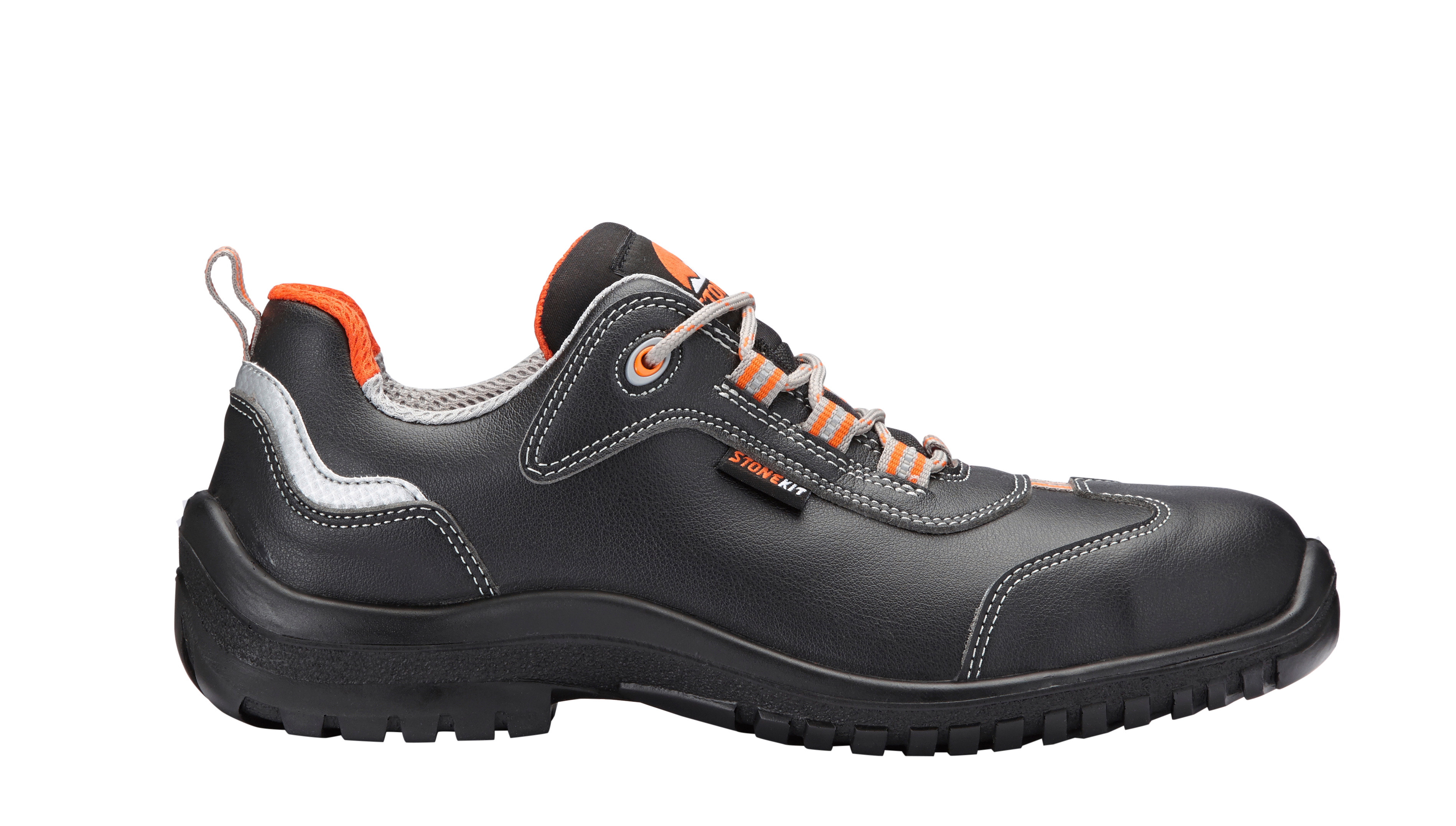 S3: STONEKIT S3 Sicherheitshalbschuhe Luke + schwarz/orange