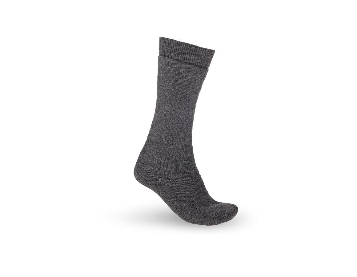 Socken | Strümpfe: e.s. Wintersocken Nature x-warm/x-high + anthrazit