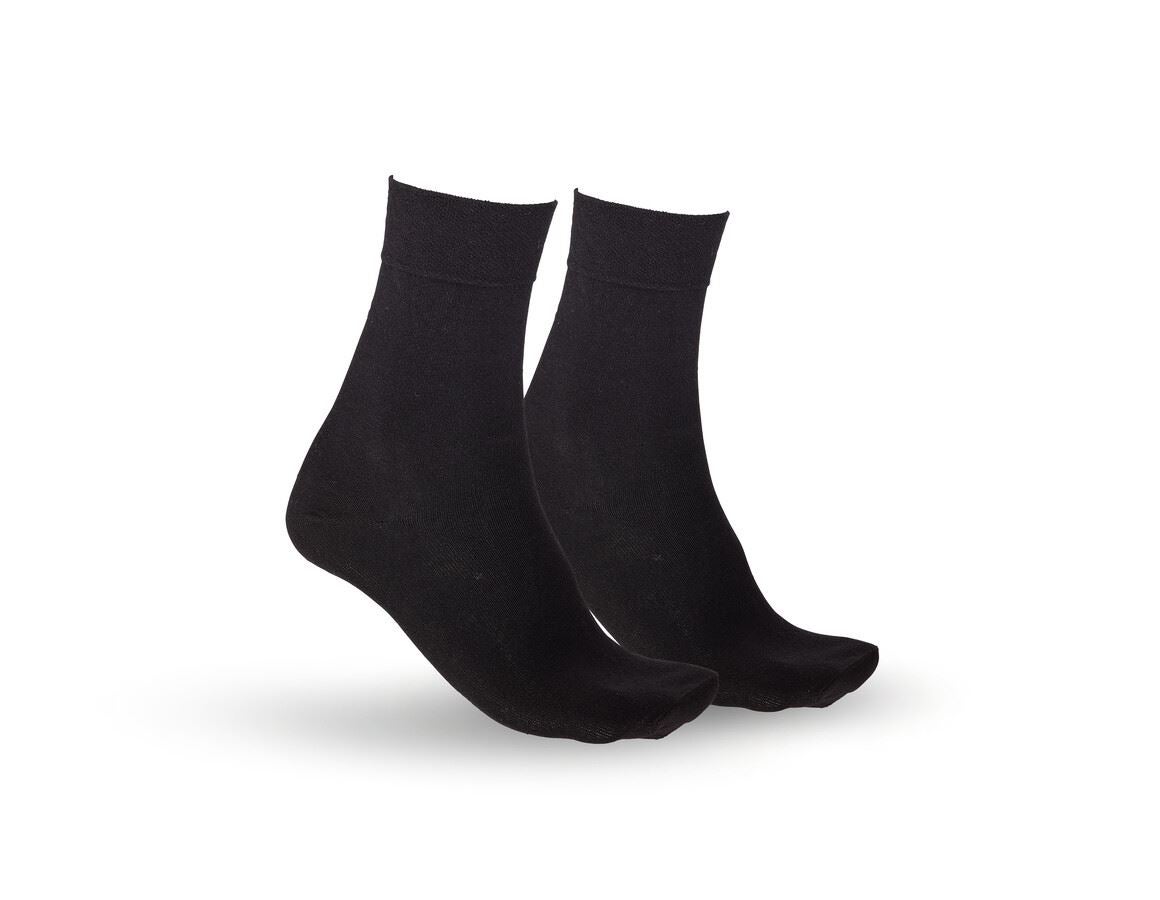 Socken | Strümpfe: e.s. Business Socken classic light/high, 2er Pack + schwarz