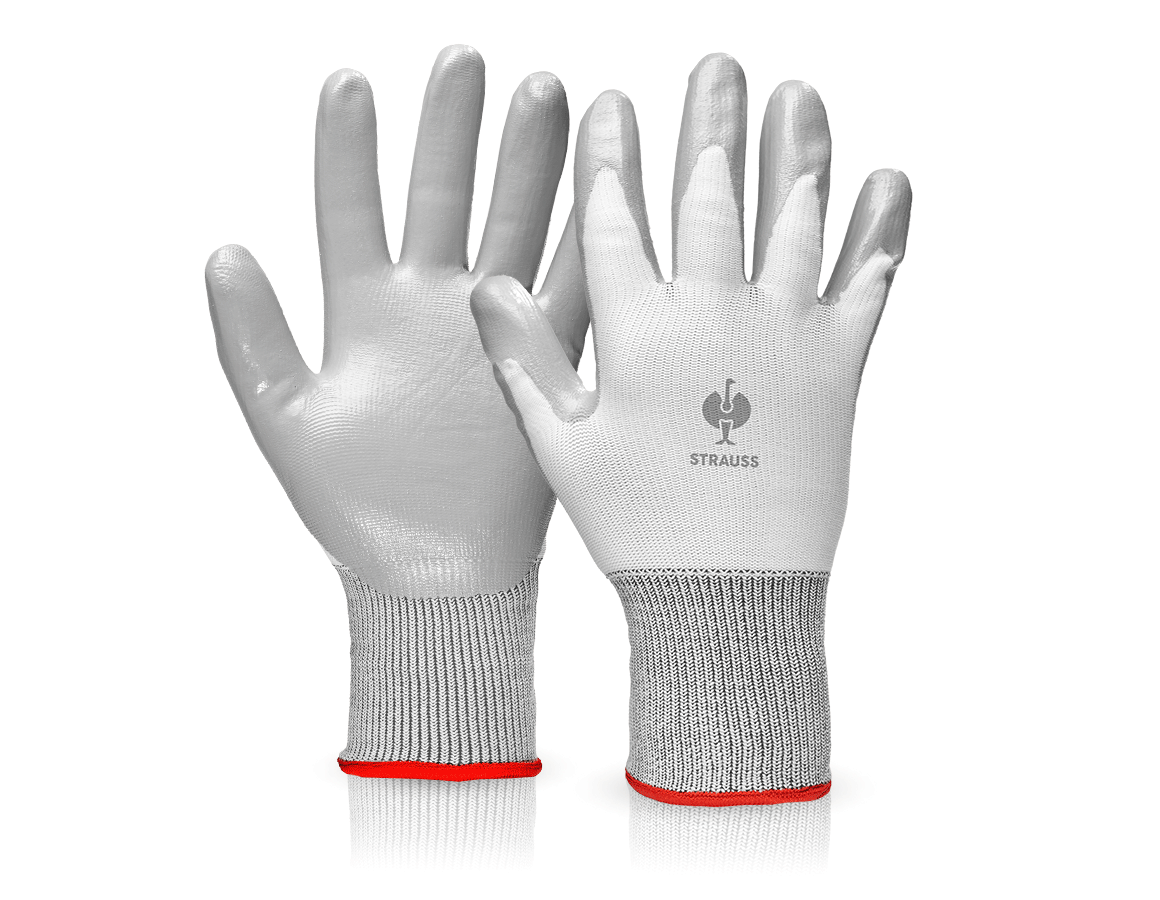 Revêtement: Gants Nitrile Flexible + blanc